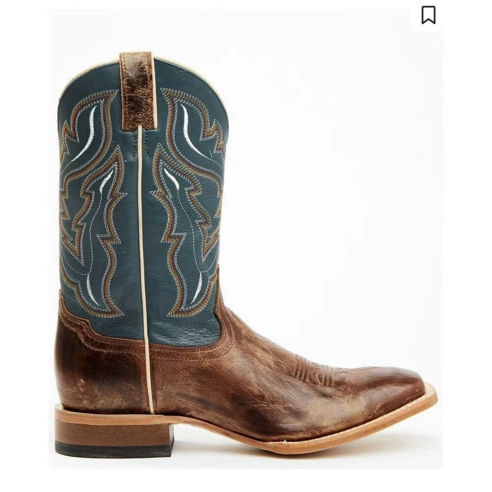 NWT Demo Try On Cody James Men’s Western Boots Navy BBS20 Size 10.5 Cowboy